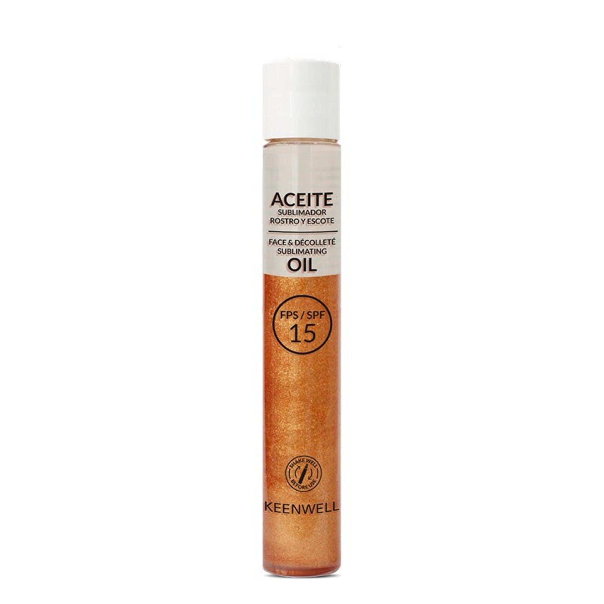 ACEITE SUBLIMADOR SNOWDROPS ROSTRO Y ESCOTE 75 ml KEENWELL, SPF-15 - 3