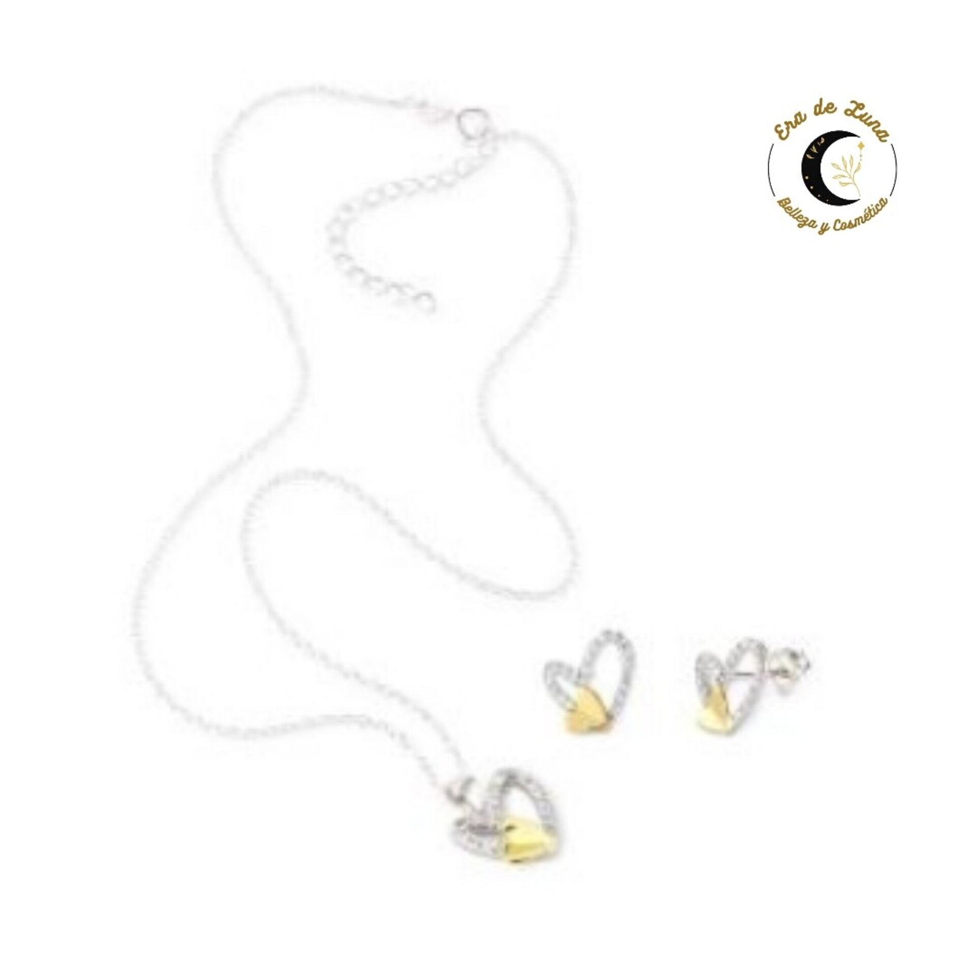 SET GARGANTILLA + PENDIENTES DOUBLE HEART, CRISTIAN LAY - 2