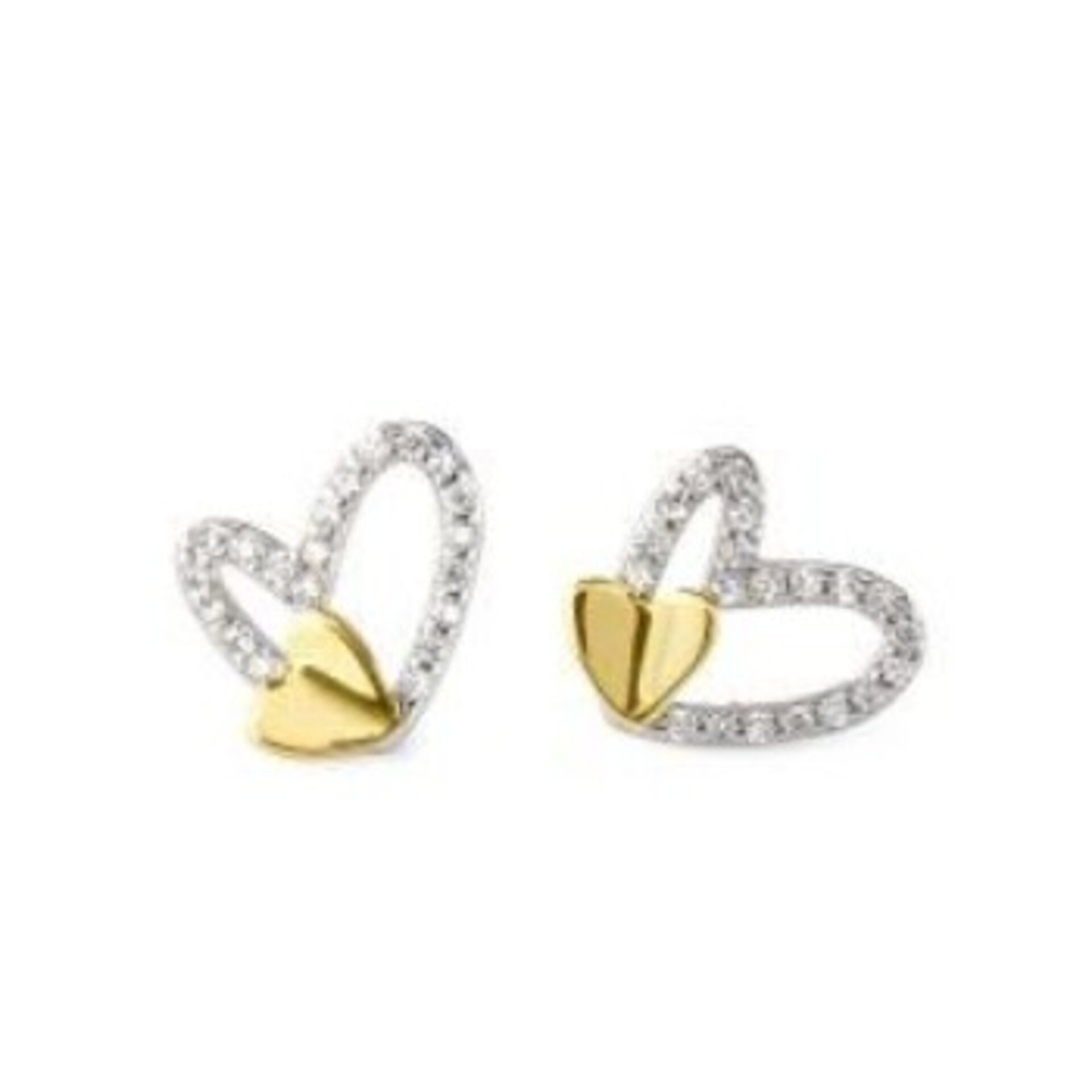 SET GARGANTILLA + PENDIENTES DOUBLE HEART, CRISTIAN LAY - 4