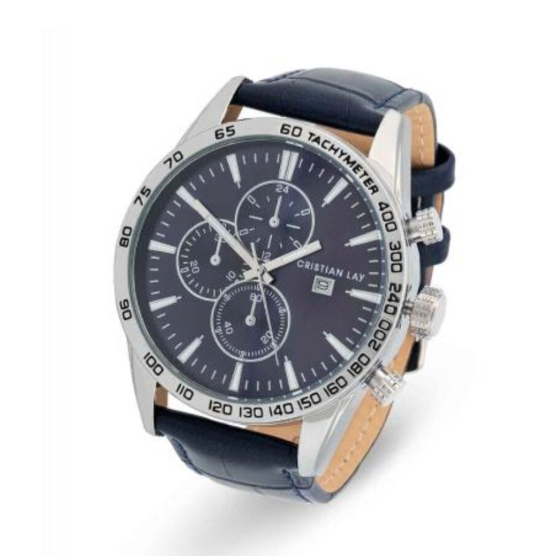RELOJ HOMBRE CALENDAR BLUE, CRISTIAN LAY - 2
